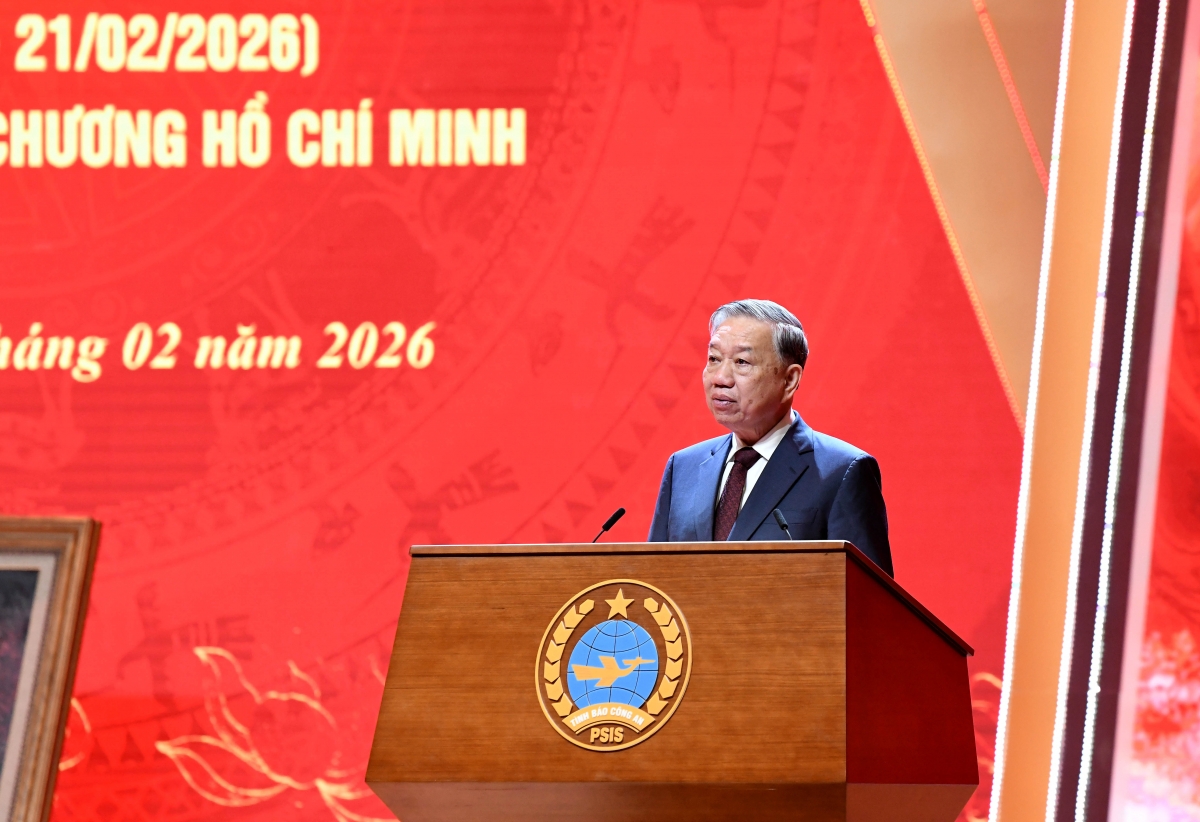 Tổng Bí thư Tô Lâm dự Lễ kỷ niệm 80 năm Ngày truyền thống Lực lượng Tình báo CAND